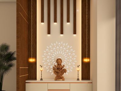 Minimalistic Puja Room